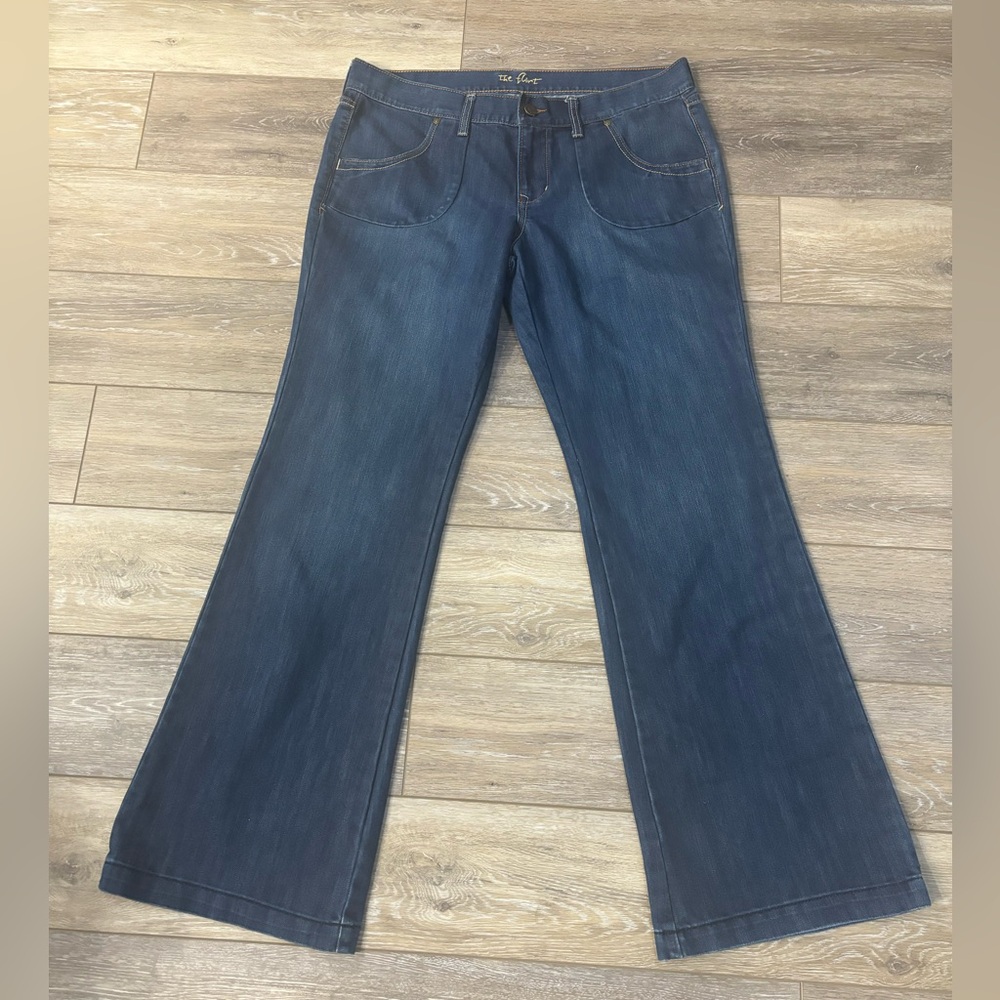 Old Navy Jeans Size 12 Blue Denim The Flirt Bootcut Mid Rise Boho 70s Cowgirl